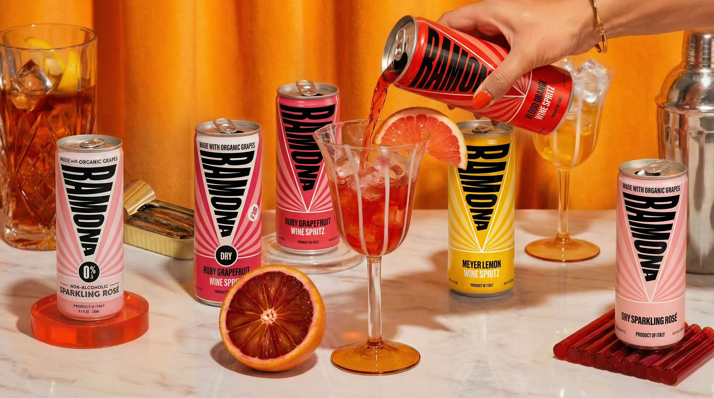 RAMONA Non-Alcoholic Sparkling Rosé