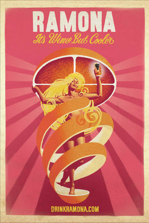 RAMONA Vintage Poster (Pink)