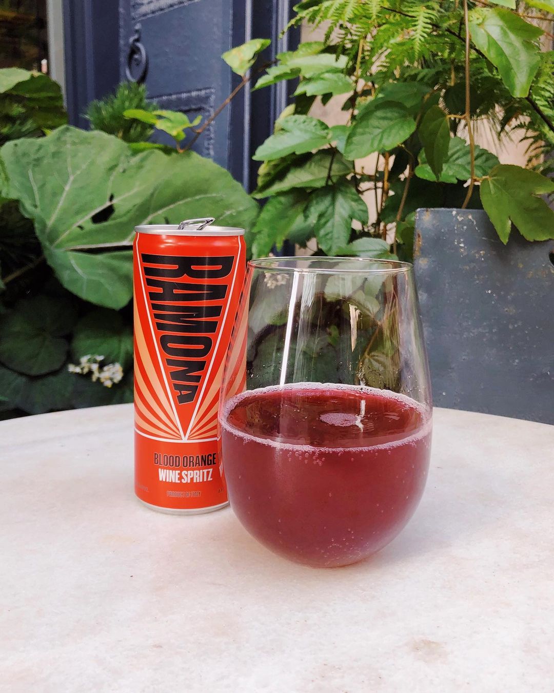 Ramona Blood Orange Wine Spritz Can + Glass